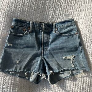 Levi's Women’s Blue Vintage Wedgie Shorts SIZE 27